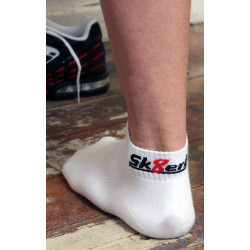 Sk8erboy Chaussettes basses Blanches QUARTER Sk8erboy